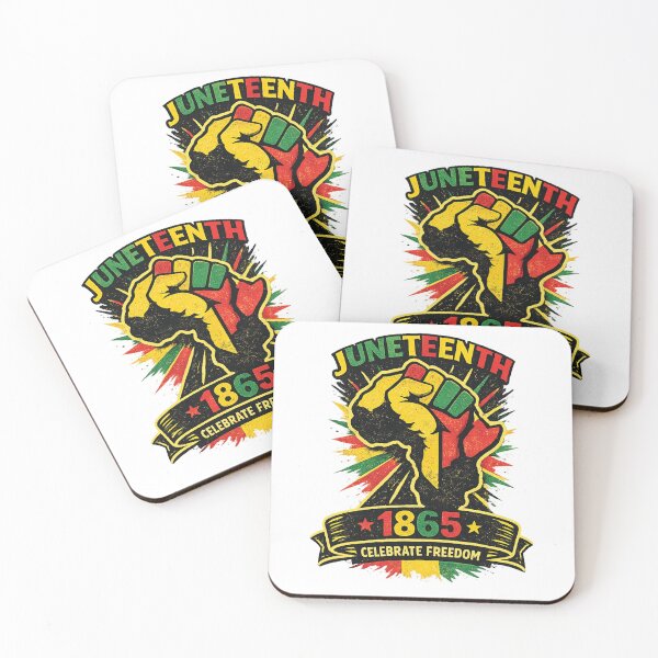 Item preview, Juneteenth 1865 African Pride Fist Map Design designed and sold by mansourhamid.