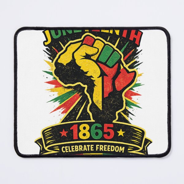 Item preview, Juneteenth 1865 African Pride Fist Map Design designed and sold by mansourhamid.