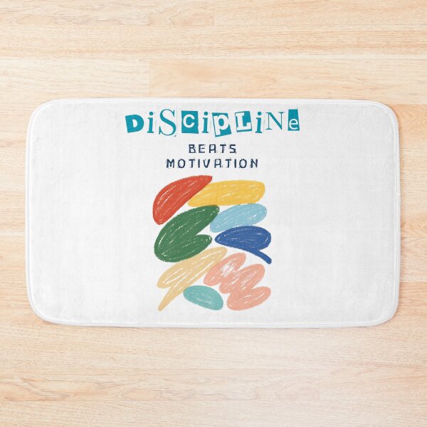 Item preview, Discipline  Beats Motivation Quote designed and sold by Road Rouch Gallery.