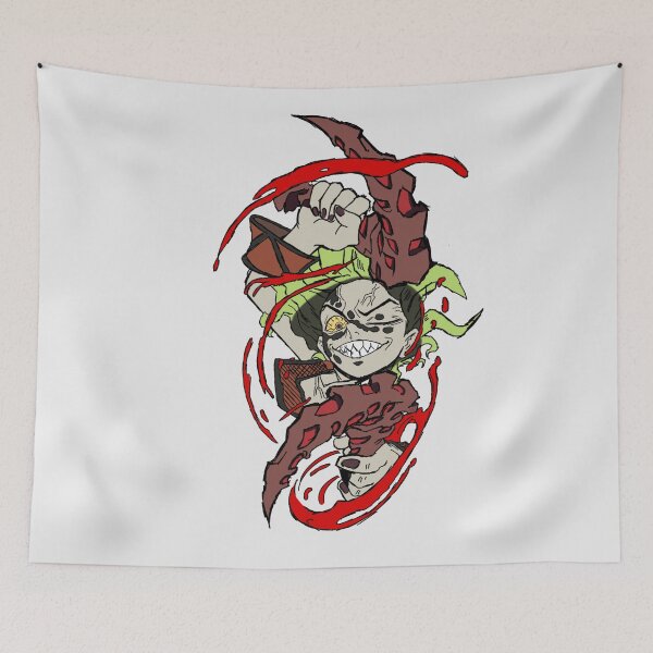 Item preview, Gyutaro 2- Kimetsu no yaiba fanart designed and sold by Illehcimart.