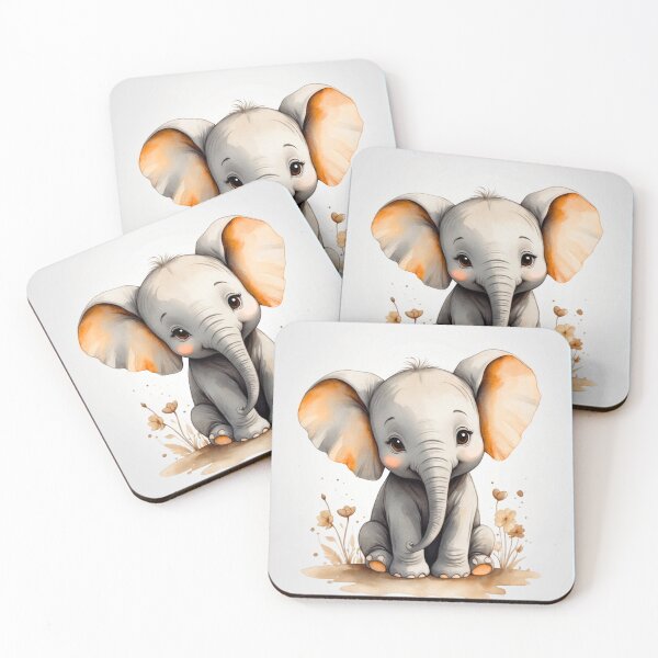 Item preview,  Minimalistic Little Sweet Elephant. Relax after a day of fun. designed and sold by NewtBoo.