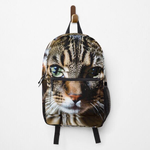 Item preview, Animals - Tabby Cat with Emerald Eyes, Hypnotic Close-Up Portrait designed and sold by DoodyPets.