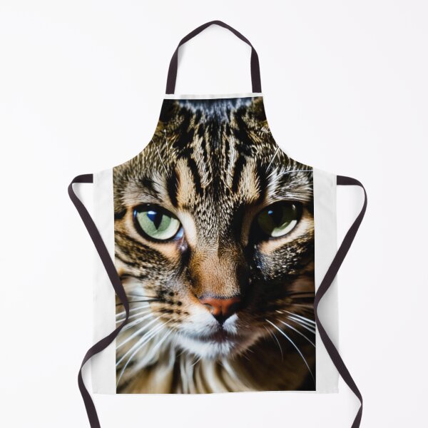Item preview, Animals - Tabby Cat with Emerald Eyes, Hypnotic Close-Up Portrait designed and sold by DoodyPets.