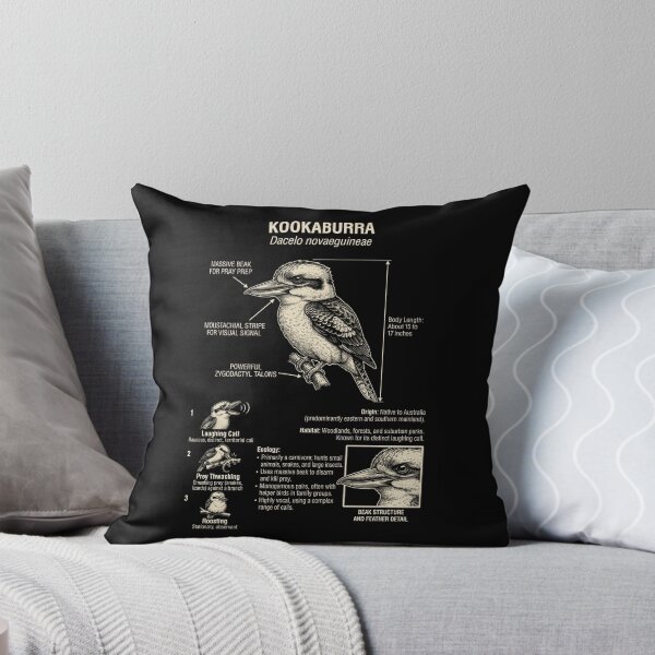 Item preview, Kookaburra Scientific Anatomy Ornithology Animal Lover designed and sold by Kimberley King Art  King Art.