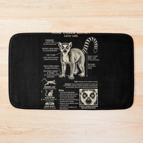 Item preview, Lemur Scientific Anatomy Biology Animal Lover designed and sold by Kimberley King Art  King Art.