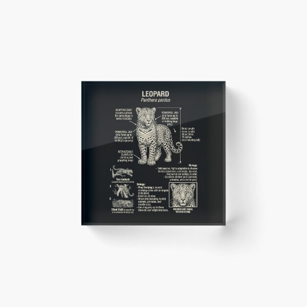 Item preview, Leopard Scientific Anatomy Biology Animal Lover designed and sold by Kimberley King Art  King Art.