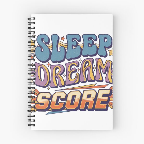 Item preview, Sleep Dream Score Retro Groovy Soccer Shirt designed and sold by TeNovaStudio.