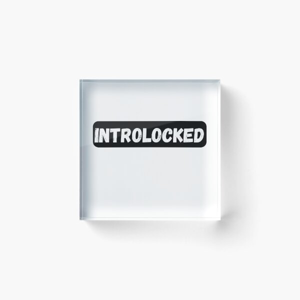 Item preview, Introlocked Minimal Typography Design designed and sold by variant designer.