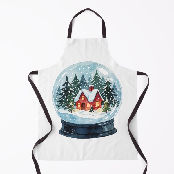 Item preview, Snow Globe Sticker | Winter Forest Cabin designed and sold by AillustriaAK.