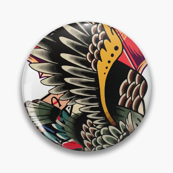 Item preview, Traditional Owl Tattoo designed and sold by yuki-hana.