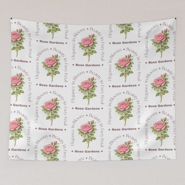 Item preview, Elegant Pink Rose Vintage Botanical Illustration designed and sold by Blueberry-art23.