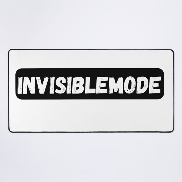 Item preview, Invisiblemode Dark Aesthetic Typography Design designed and sold by variant designer.