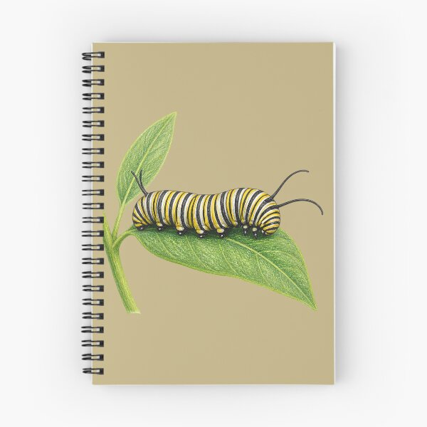 Item preview, Monarch Caterpillar on Milkweed designed and sold by BloomStudio1.