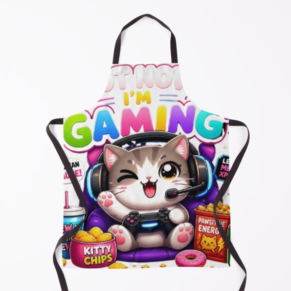 Item preview, Not Now I'm Gaming Cute Cat Sticker designed and sold by Stylestickers55.