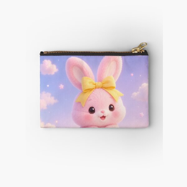 Item preview, Cute Pink Bunny on Clouds designed and sold by 0606PM.