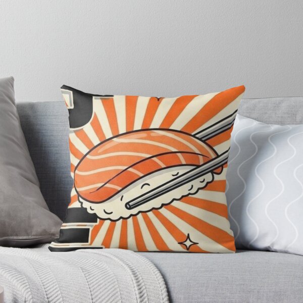 Item preview, “Sushi Sunburns & Cyber Chopstick Chaos” designed and sold by Print Fiction.
