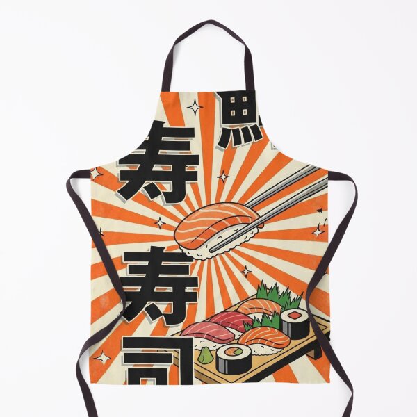 Item preview, “Sushi Sunburns & Cyber Chopstick Chaos” designed and sold by Print Fiction.