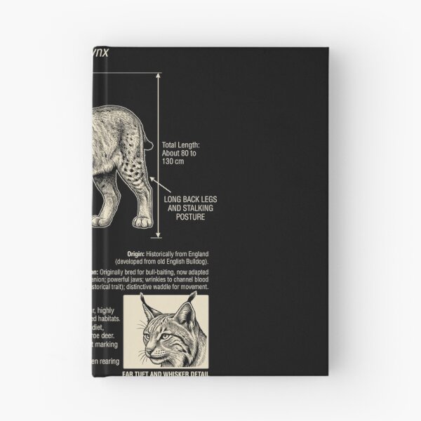 Item preview, Lynx Scientific Anatomy Biology Animal Lover designed and sold by Kimberley King Art  King Art.