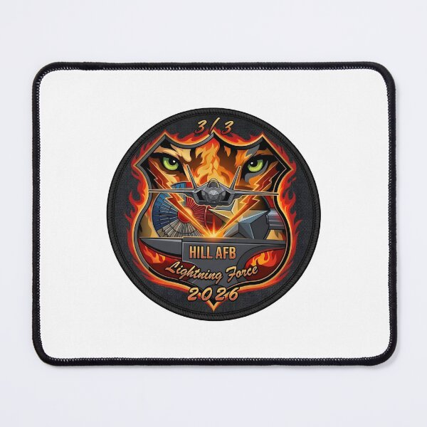 Item preview, US Air Force Hill AFB "Lightning Force" 2026 Commemorative Emblem designed and sold by CharlieDesings.