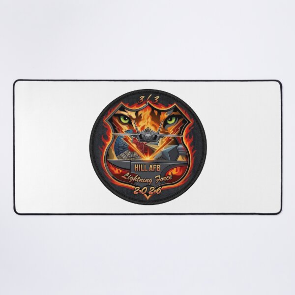 Item preview, US Air Force Hill AFB "Lightning Force" 2026 Commemorative Emblem designed and sold by CharlieDesings.
