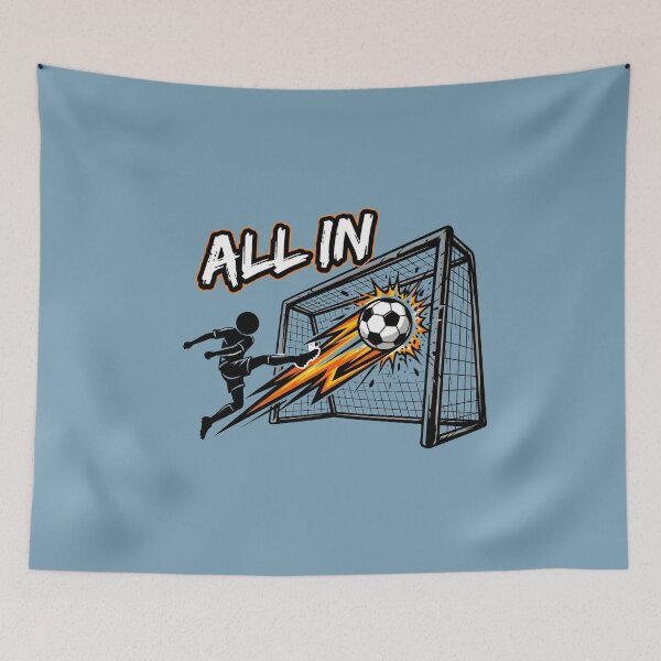 Item preview, Rise Above – Stickman Football Goal Kick Sports Design designed and sold by Chroma Dreams .