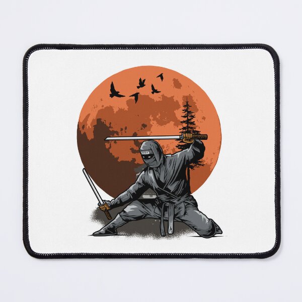 Item preview, Moonlit Ninja Warrior with Katana designed and sold by yuki-hana.