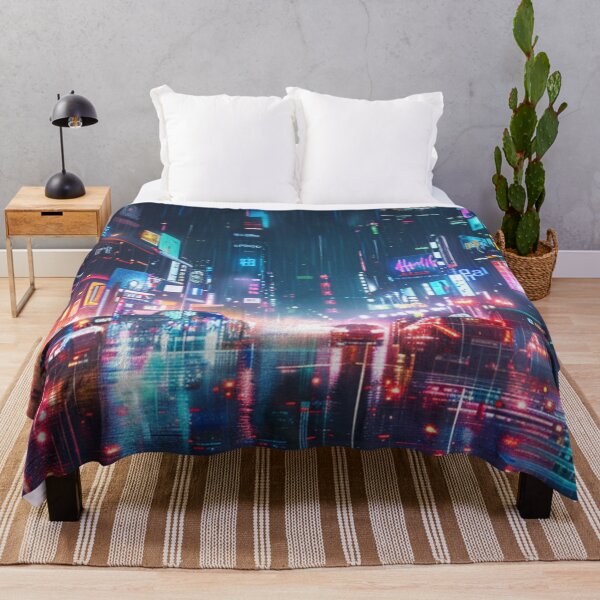 Item preview, Rainy Cyberpunk Tokyo - Neon Noir Cityscape designed and sold by VectorForge.