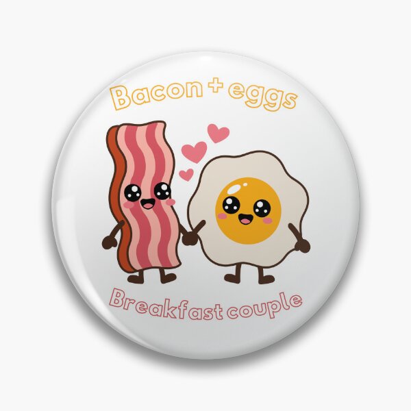 Artikelvorschau, Speck + Eier = Frühstückspaar entworfen und verkauft von HappyDoodle11.