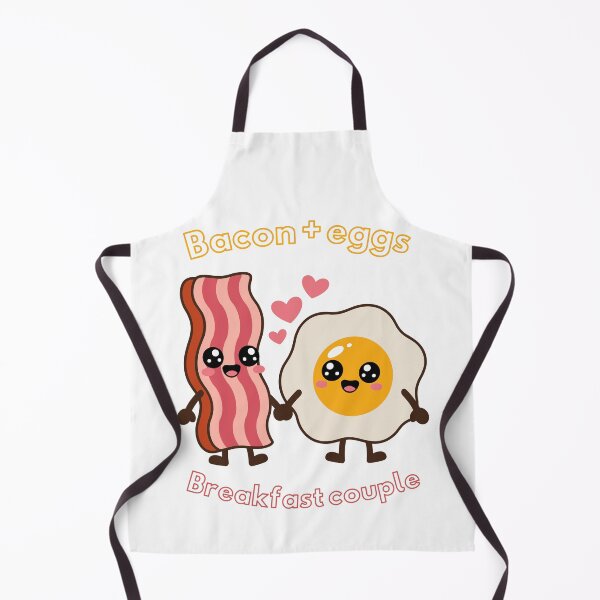 Item preview, Bacon + eggs = Breakfast couple designed and sold by HappyDoodle11.