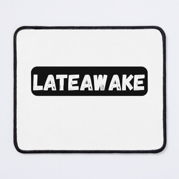 Item preview, Lateawake Minimal Night Typography Design designed and sold by variant designer.