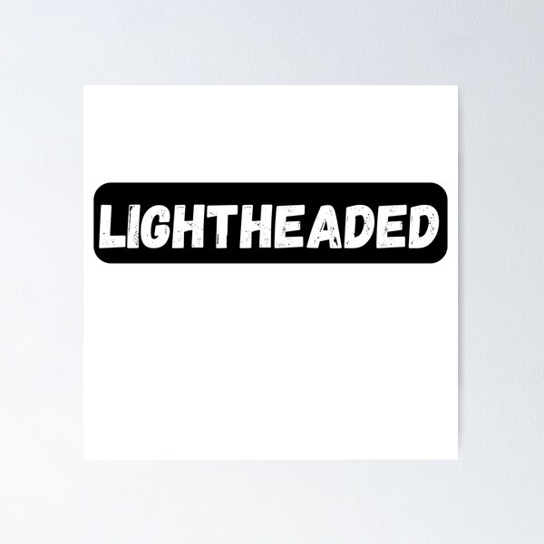 Item preview, Lightheaded Emotional Mood Typography Design designed and sold by variant designer.