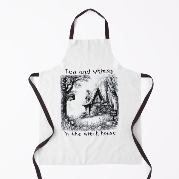 Item preview, Whimsical witches tea house graphic design designed and sold by Iiswaz.