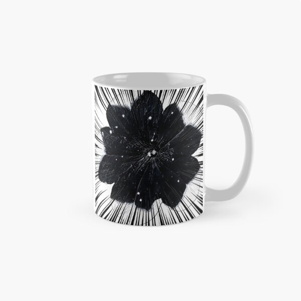 Item preview, Gothic Black Flower Manga Speed Lines Comic Pop Art designed and sold by BalkanBloom.