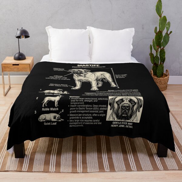 Item preview, Mastiff Scientific Anatomy Biology Dog Lover designed and sold by Kimberley King Art King Art.