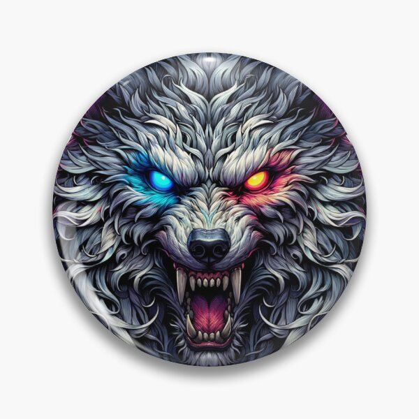 Item preview, Big Bad Wolf T-Shirt | Fierce Neon Wolf Graphic Tee | Glowing Eyes Wolf Shirt | Dark Fantasy Animal Art | Wolf Lover Gift designed and sold by Henrysink.