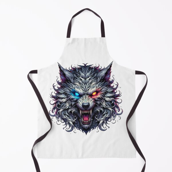 Item preview, Big Bad Wolf T-Shirt | Fierce Neon Wolf Graphic Tee | Glowing Eyes Wolf Shirt | Dark Fantasy Animal Art | Wolf Lover Gift designed and sold by Henrysink.