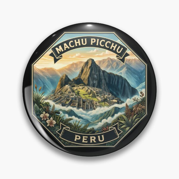 Item preview, Machu Picchu Badge Art designed and sold by JacksoonLester.