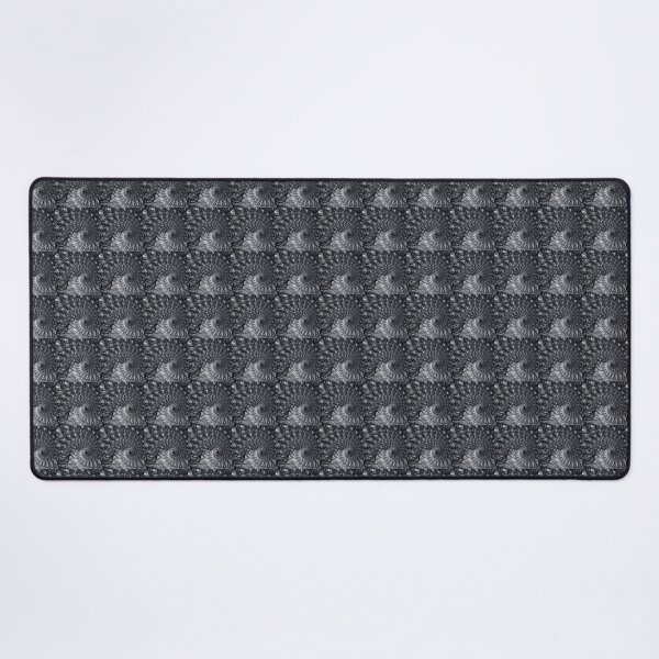 Item preview, Black and White Spiral Tunnel Pattern – Circular Optical Illusion Wall Art designed and sold by N0irNest.