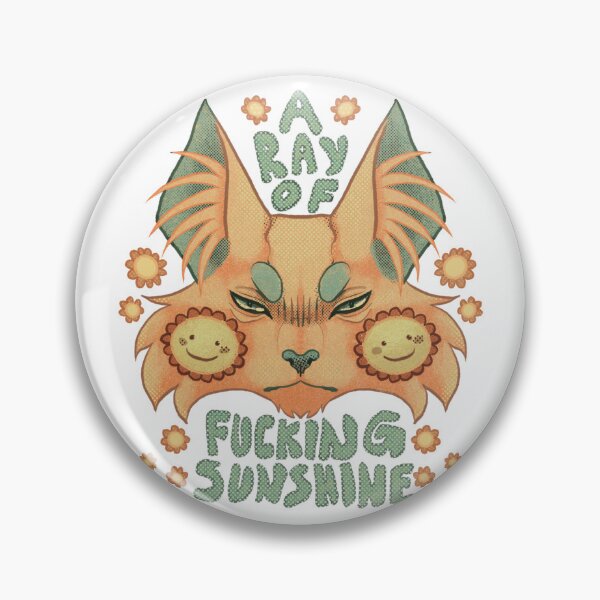 Item preview, Cat A Ray of Fucking Sunshine designed and sold by Jadefirefly.