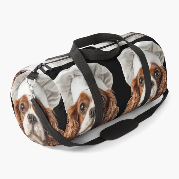 Item preview, Funny Cavalier King Charles Spaniel Dog Chef Realistic Animal Cooking Humor Art designed and sold by LazyOwlStore.