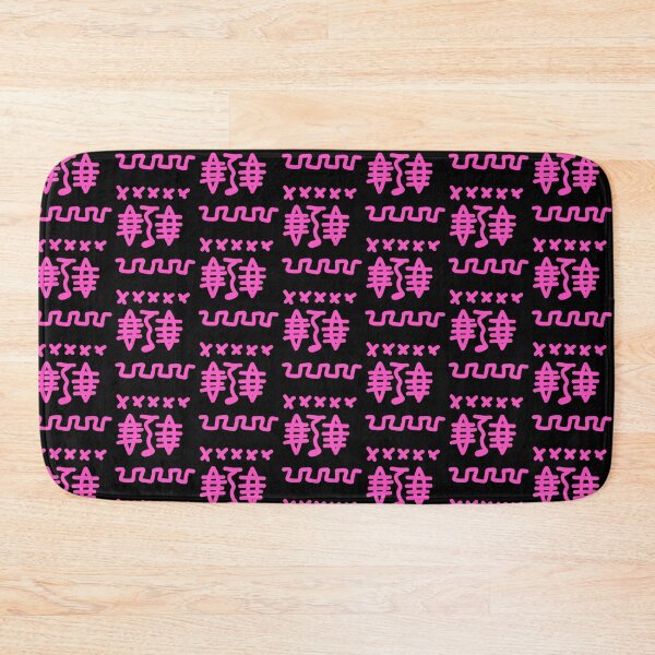 Item preview, Pink Abstract Symbol Doodle – Bold Minimalist Line Art designed and sold by felipemaldonadoart.