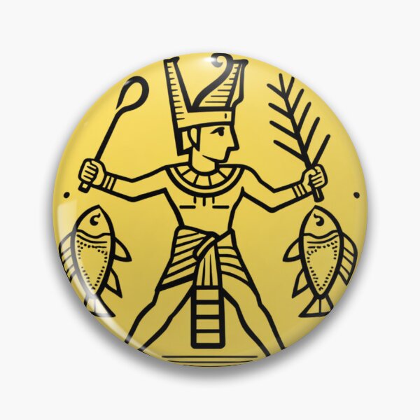 Item preview, Pharaoh Golden Seal Emblem | Ancient Egypt Insignia Symbolism designed and sold by Based History.
