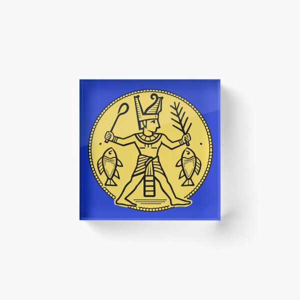 Item preview, Pharaoh Golden Seal Emblem | Ancient Egypt Insignia Symbolism designed and sold by Based History.
