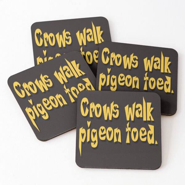 Item preview, Crows walk pigeon toed. designed and sold by DianeBP.