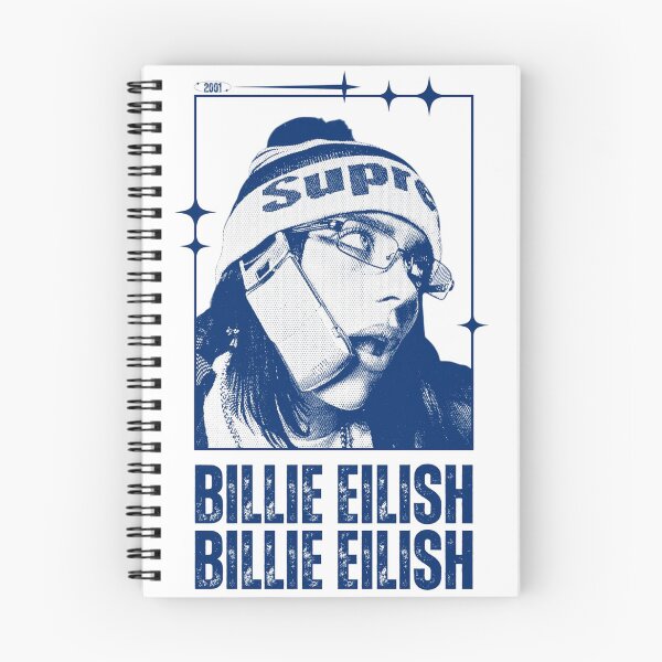 Item preview, Billie Fan Art Poster – Vintage Blue Halftone Streetwear Graphic Print designed and sold by gringoods.