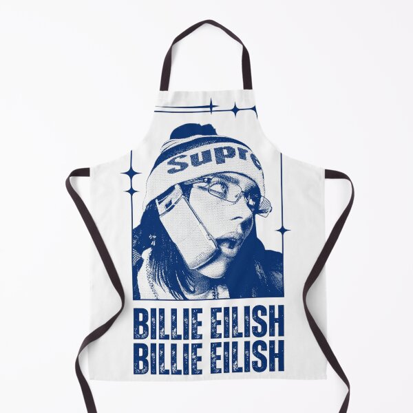 Item preview, Billie Fan Art Poster – Vintage Blue Halftone Streetwear Graphic Print designed and sold by gringoods.