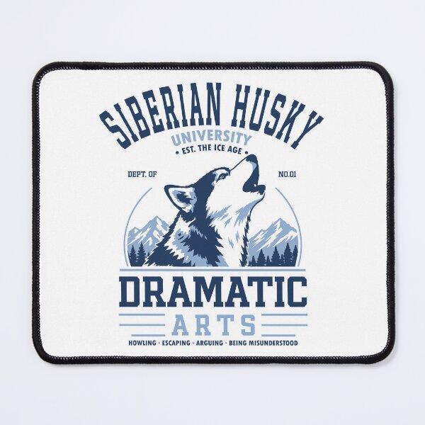 Item preview,  Husky Dept of Dramatic Arts | Funny Husky Varsity Shirt | Siberian Husky Mom Gift | Husky University designed and sold by TheDogClub.