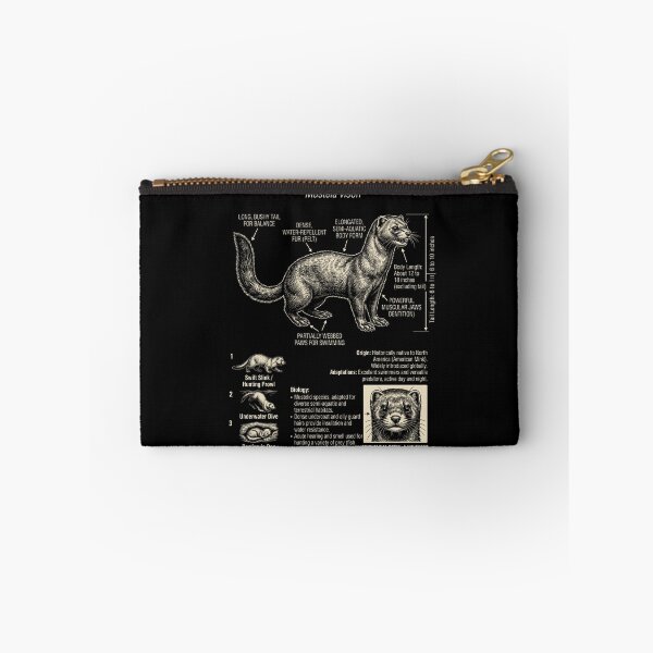 Item preview, Mink Scientific Anatomy Biology Animal Lover designed and sold by Kimberley King Art  King Art.