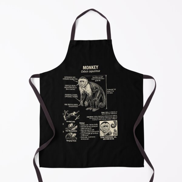 Item preview, Monkey Scientific Anatomy Biology Animal Lover designed and sold by Kimberley King Art King Art.