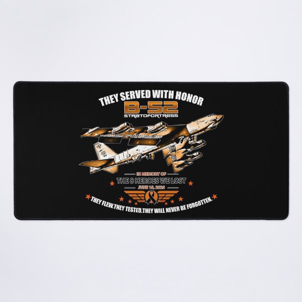 Item preview, B-52 Stratofortress Memorial Tribute | Honoring the 8 Heroes We Lost designed and sold by Aerolovers.